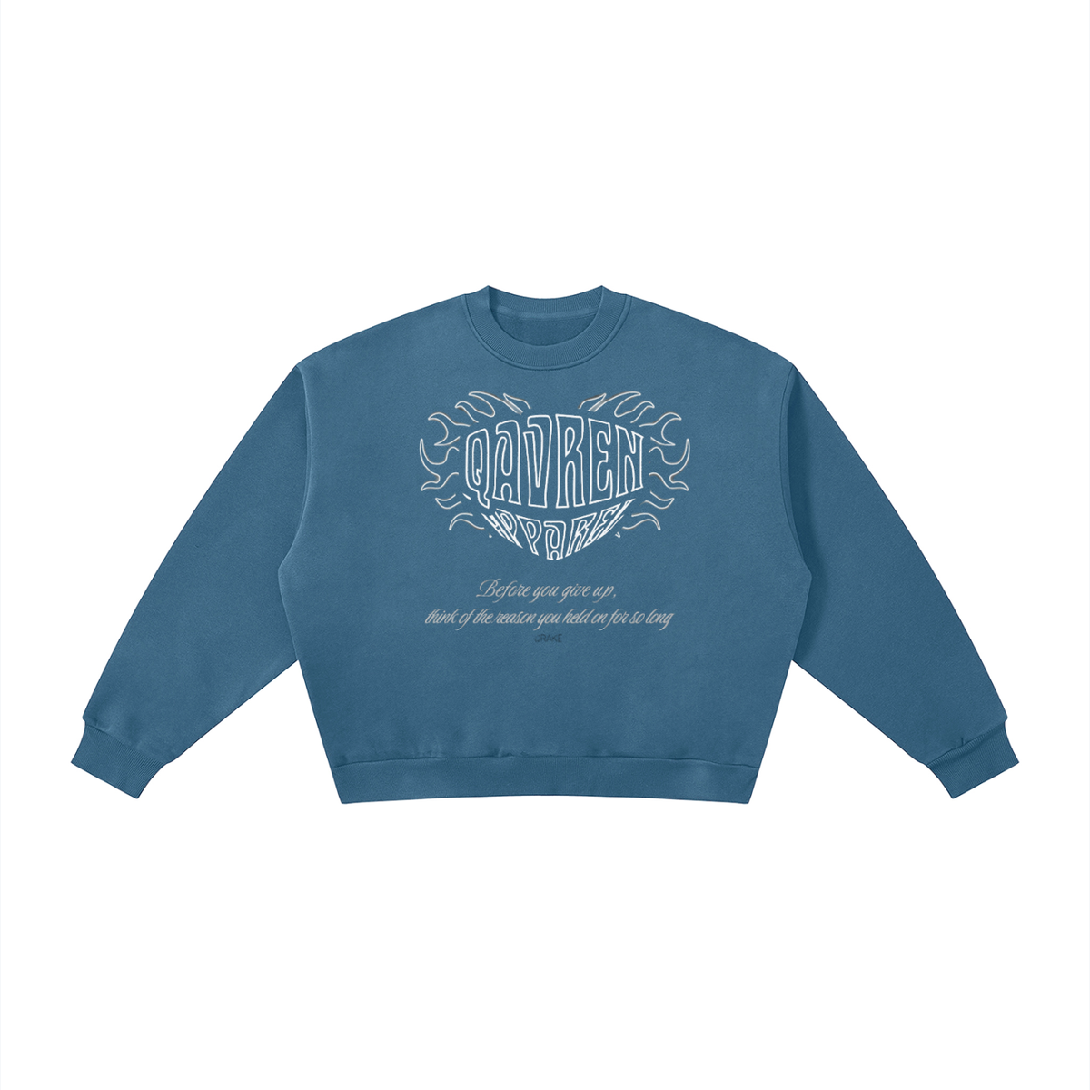 QAVREN boxy Sweatshirt