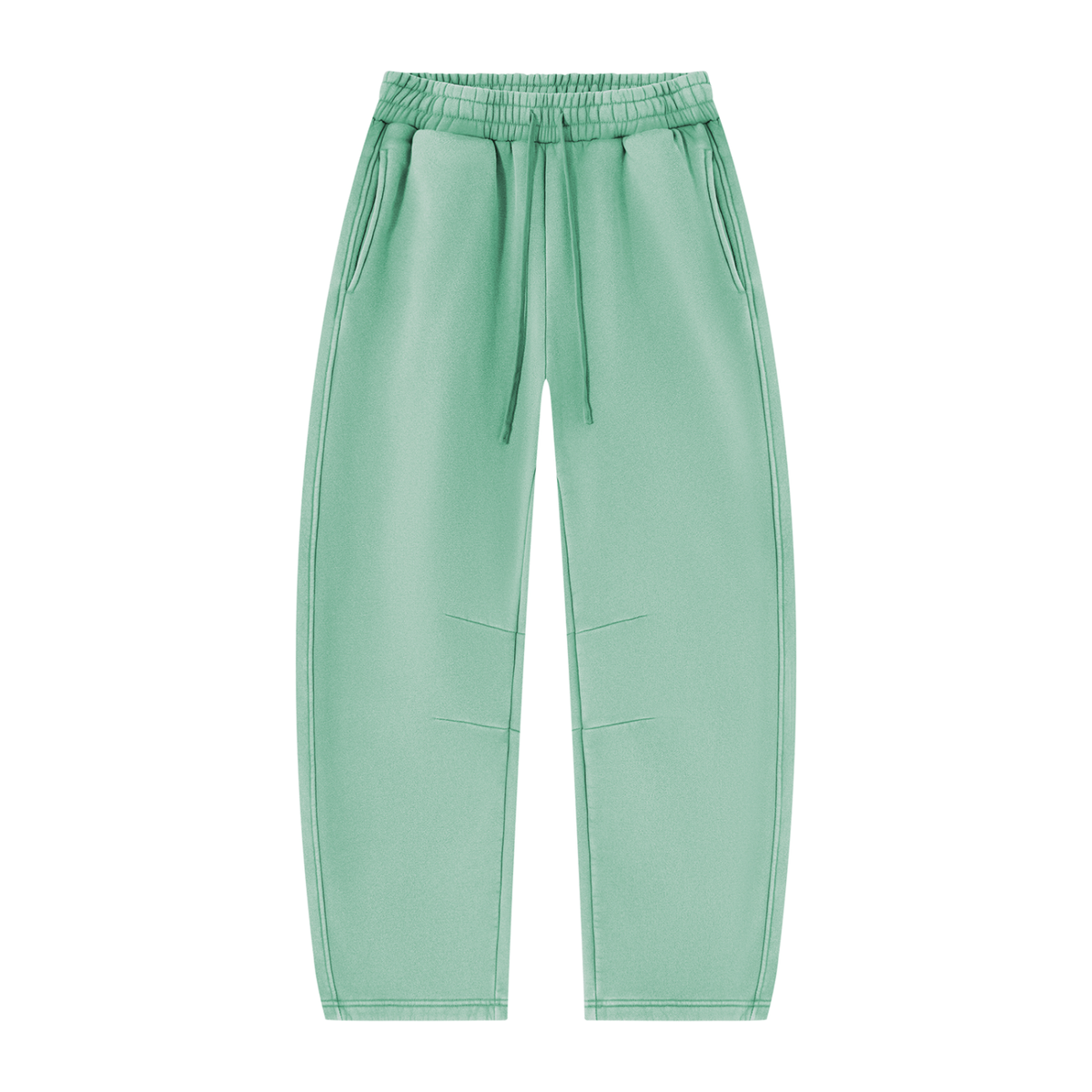 QAVREN unisex plain vintage wash sweats