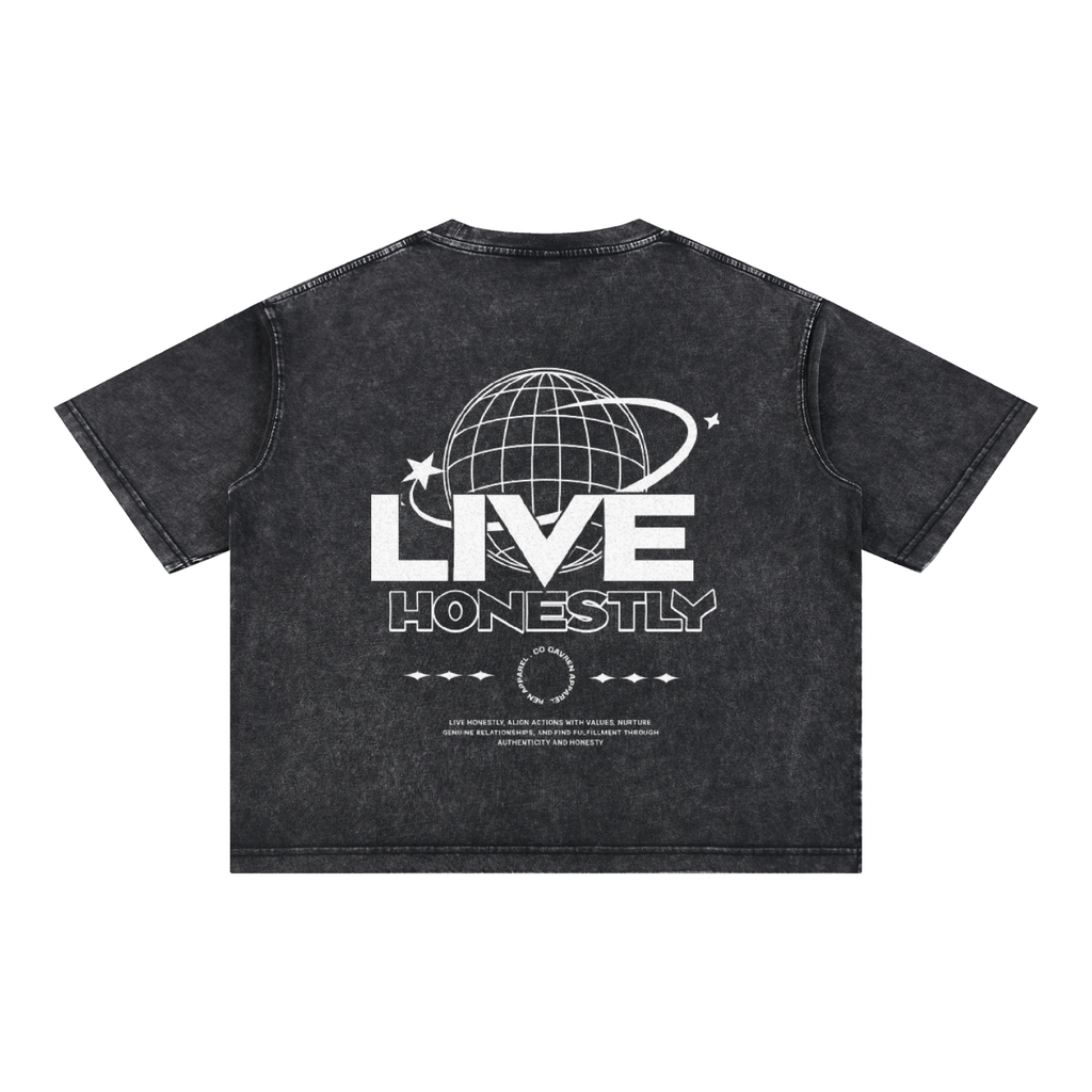QAVREN Boxy Cotton T-Shirt