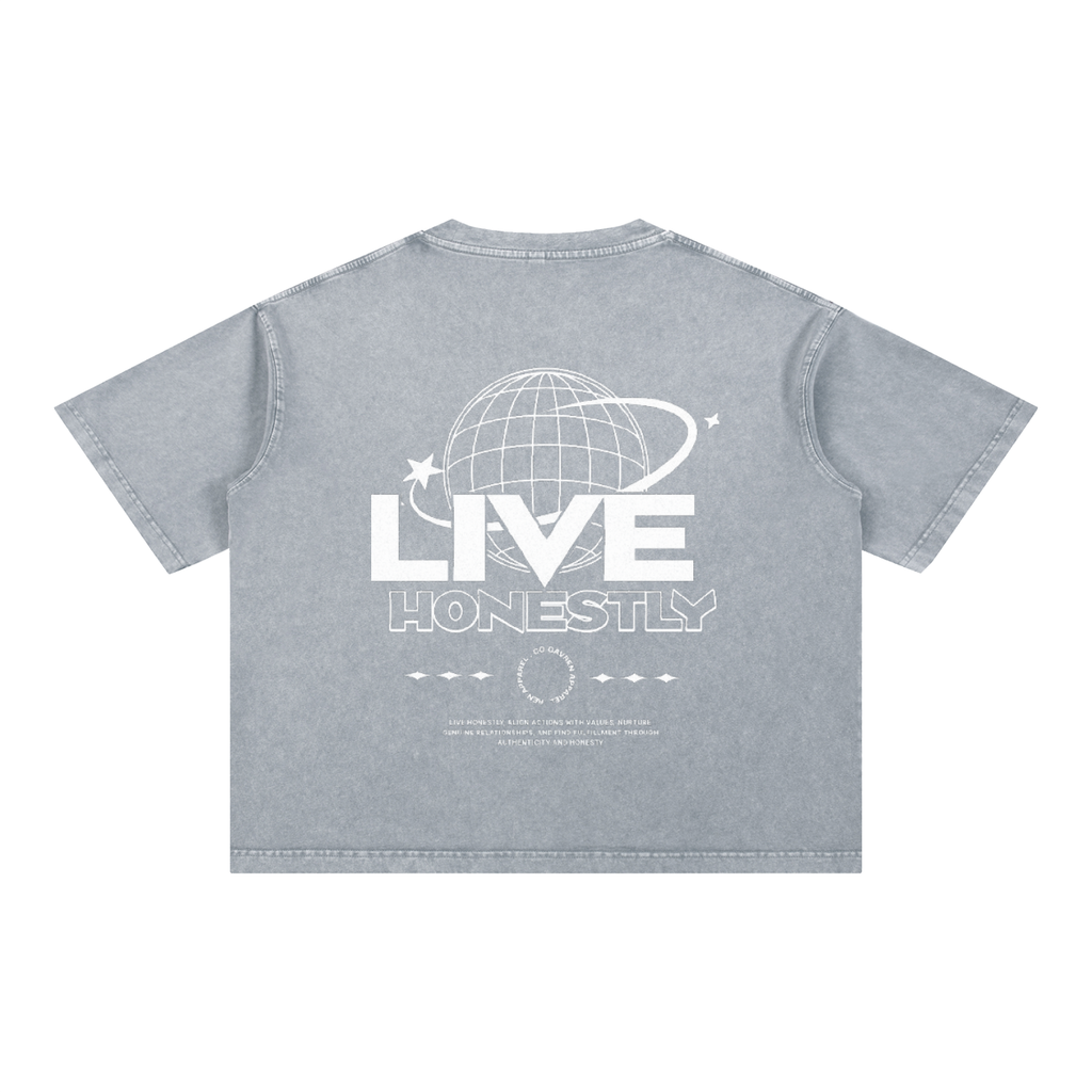 QAVREN Boxy Cotton T-Shirt