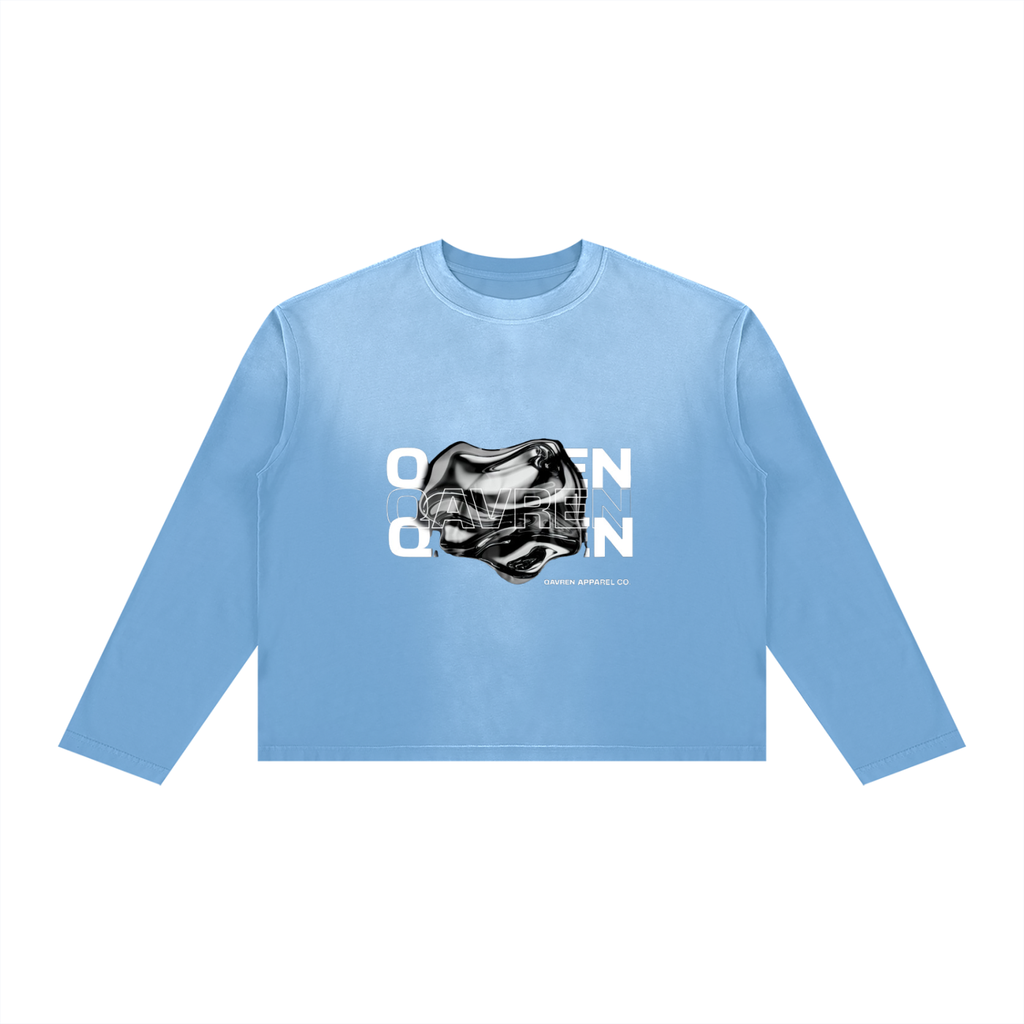 QAVREN Boxy Long Sleeve Tee