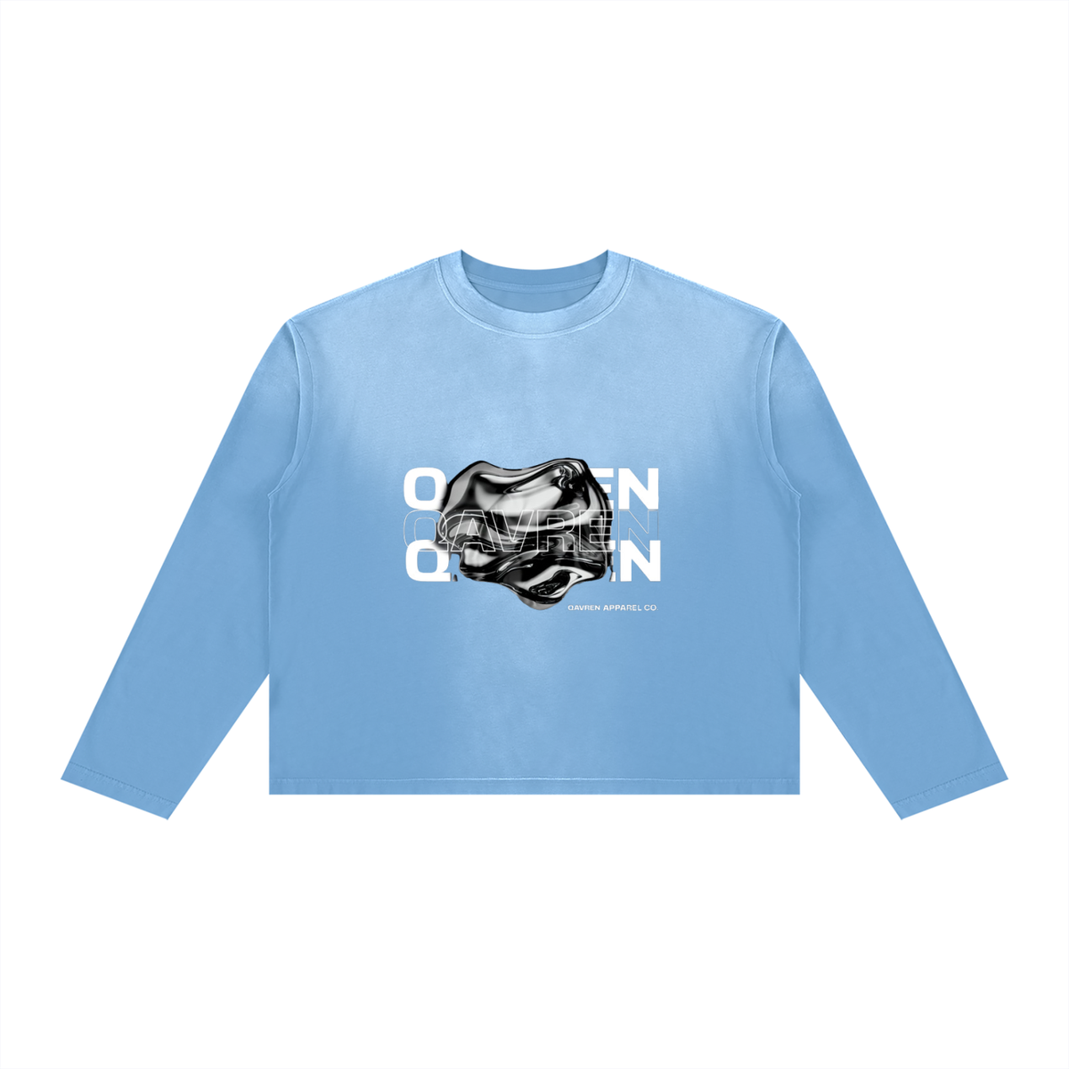 QAVREN Boxy Long Sleeve Tee