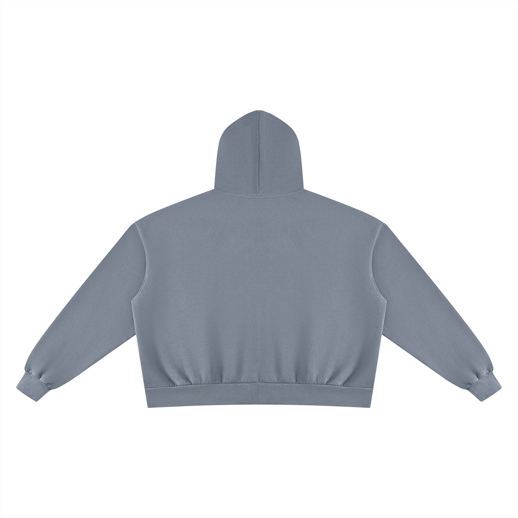 QAVREN zip up hoodie
