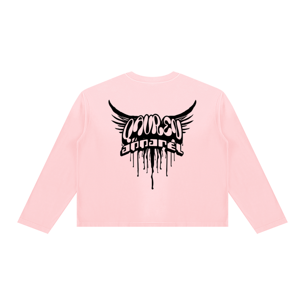 QAVREN Boxy Long Sleeve Tee