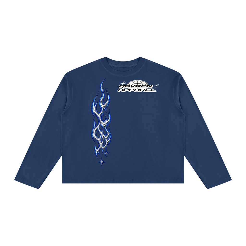 QAVREN Long Sleeve Boxy Tee