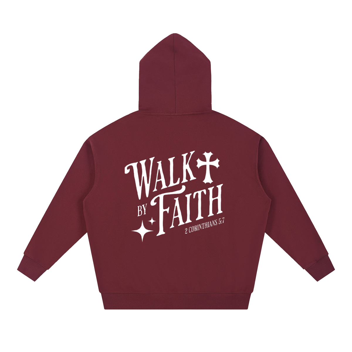 Walk by Faith Heavyweight Hoodie