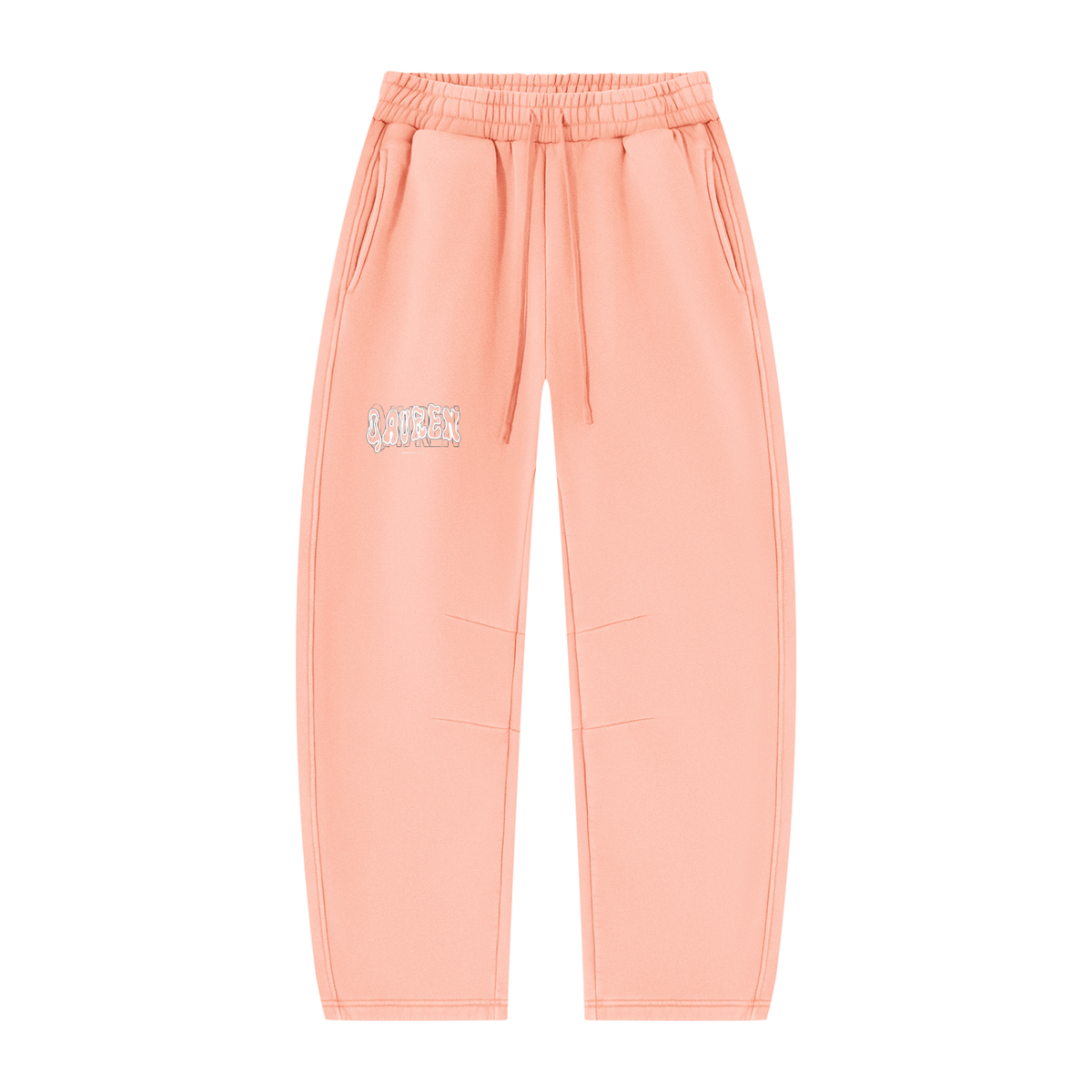 Unisex Vintage Wash Barrel Leg Fleece Sweatpants