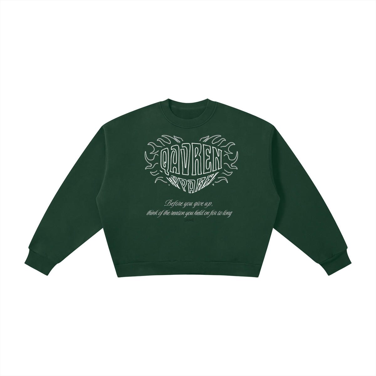 QAVREN boxy Sweatshirt