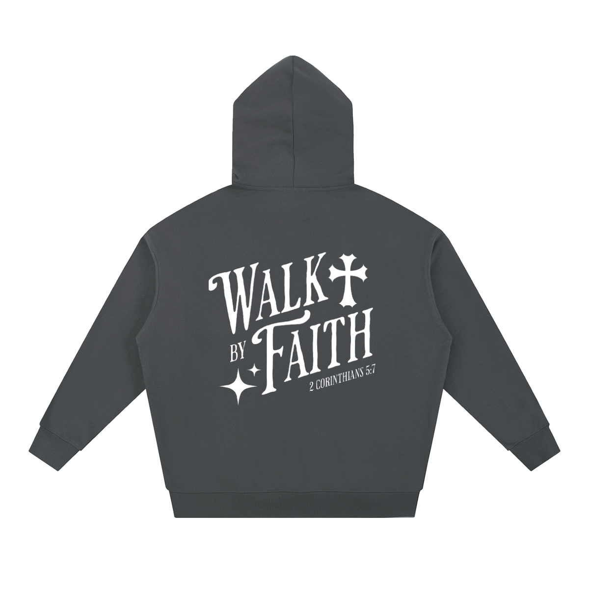 Walk by Faith Heavyweight Hoodie