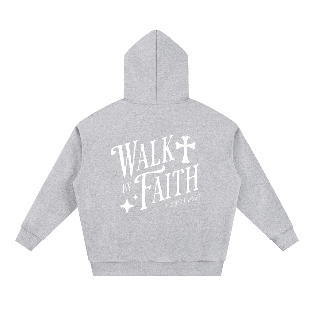 Walk by Faith Heavyweight Hoodie