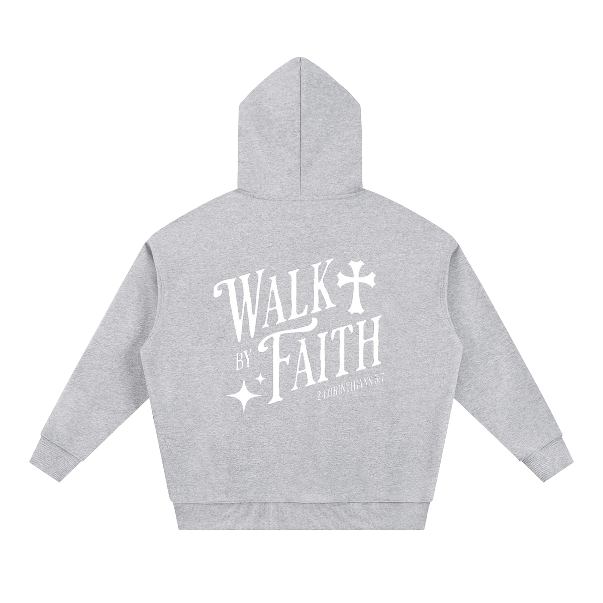 Walk by Faith Heavyweight Hoodie