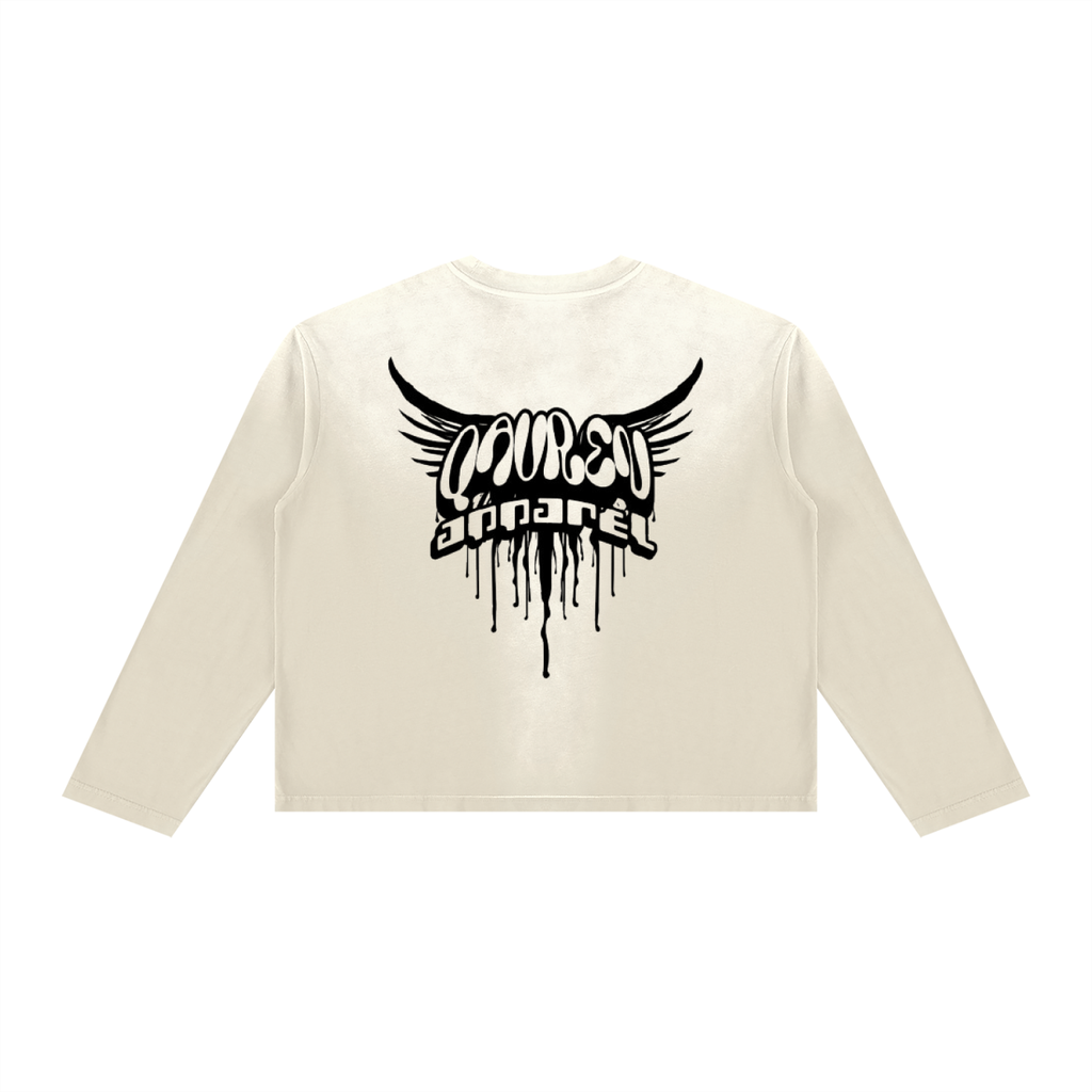 QAVREN Boxy Long Sleeve Tee