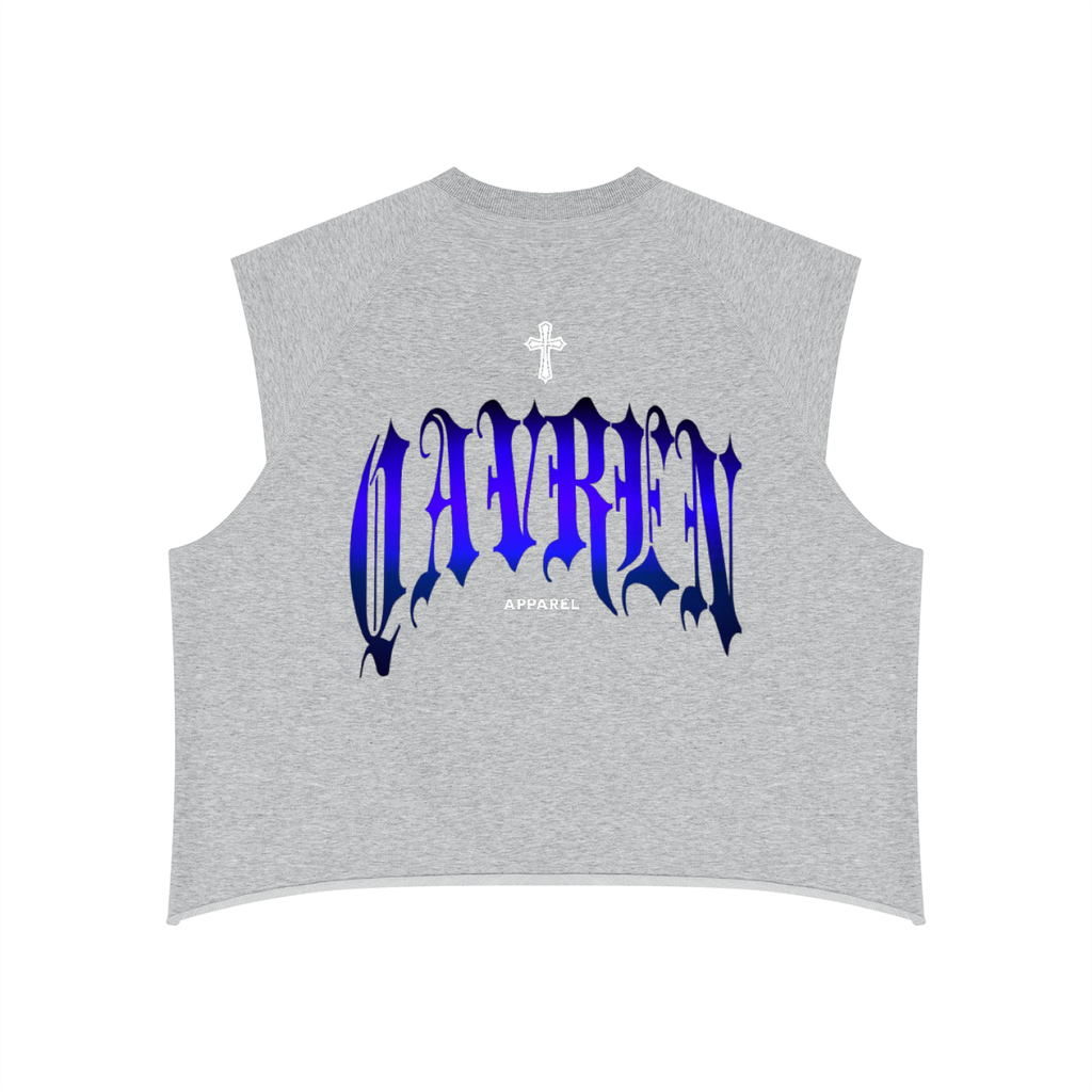 QAVREN boxy muscle shirt