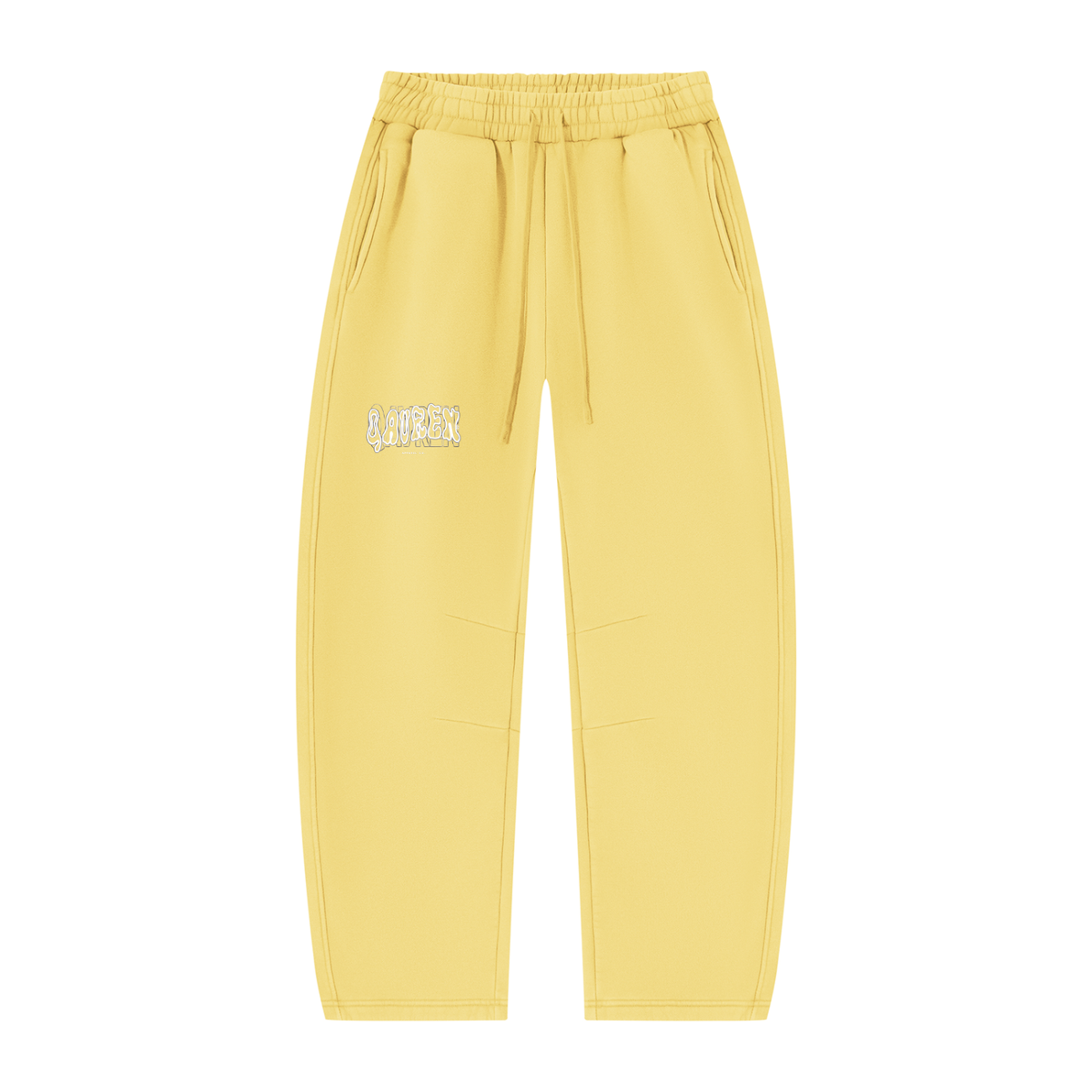 Unisex Vintage Wash Barrel Leg Fleece Sweatpants