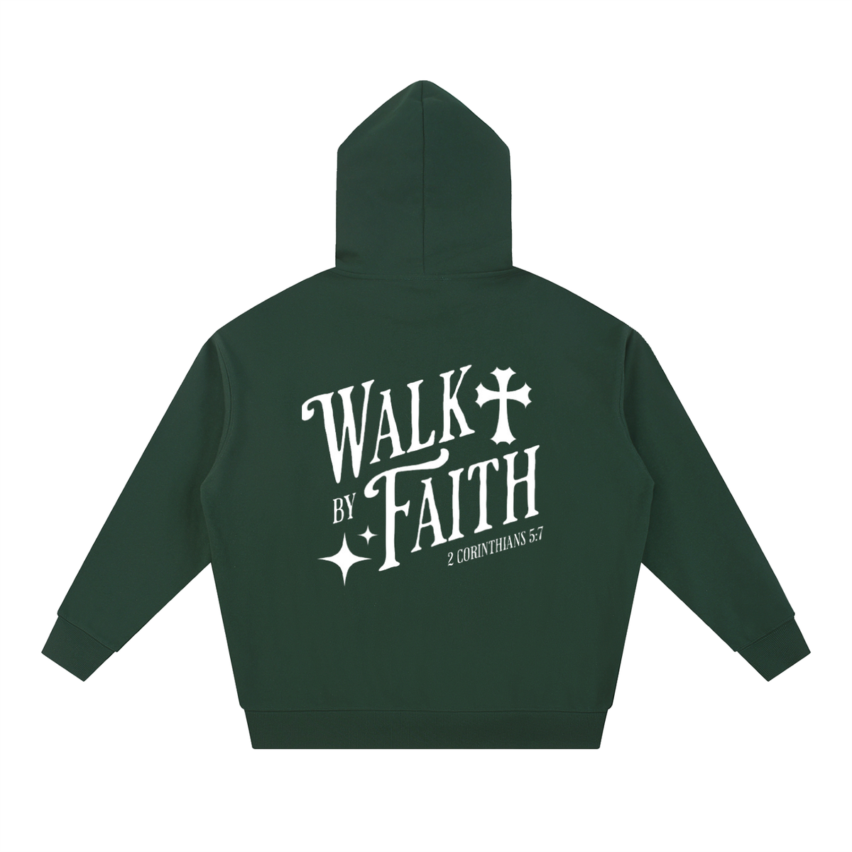 Walk by Faith Heavyweight Hoodie