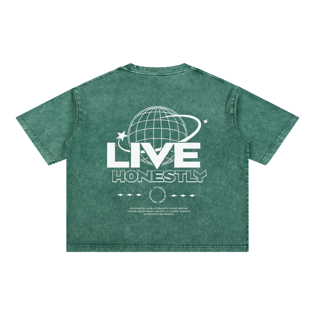 QAVREN Boxy Cotton T-Shirt
