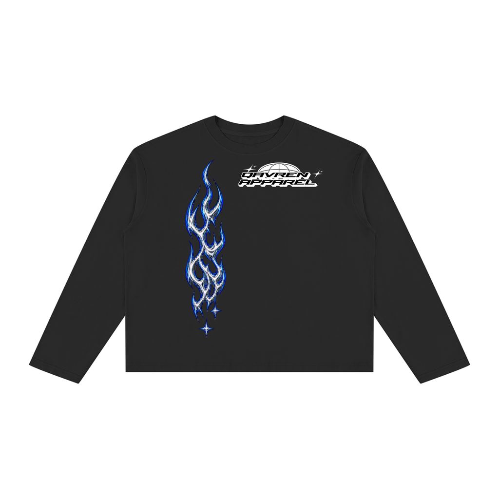 QAVREN Long Sleeve Boxy Tee