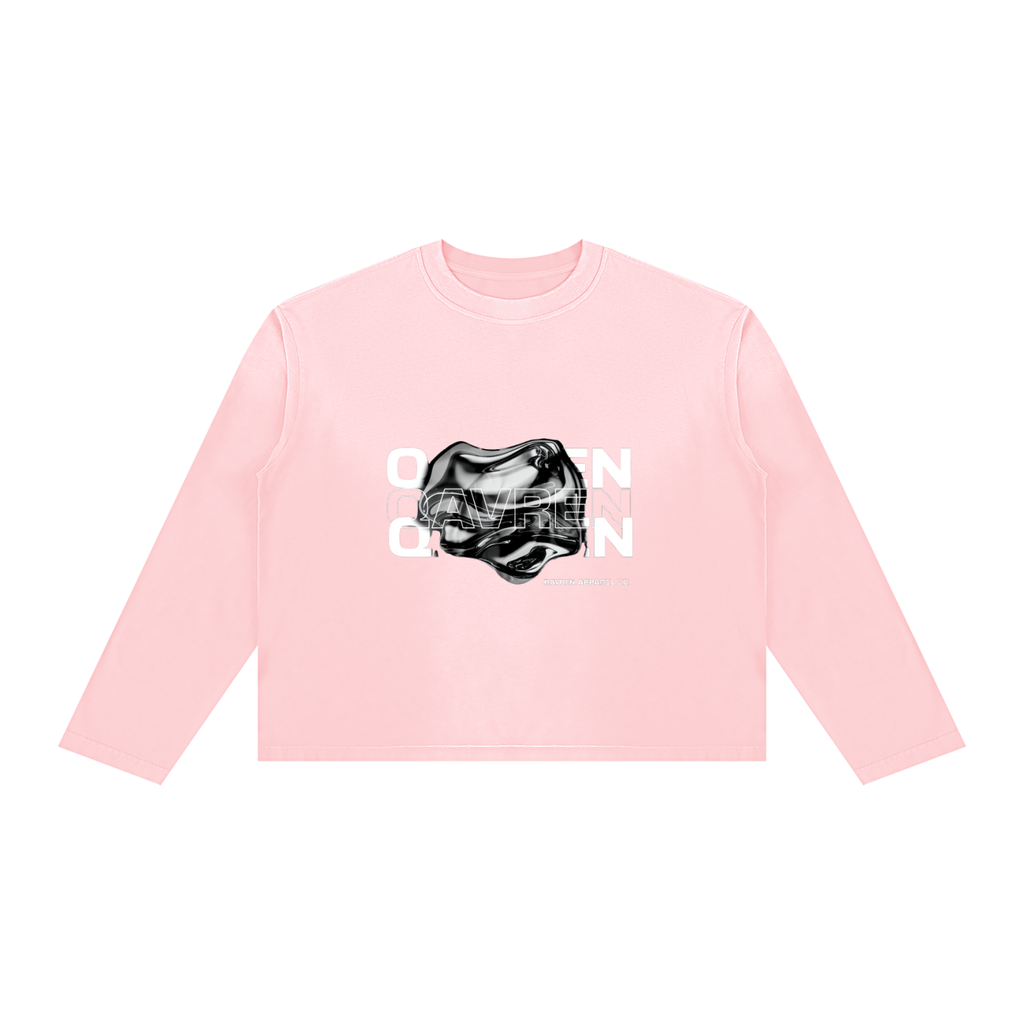 QAVREN Boxy Long Sleeve Tee