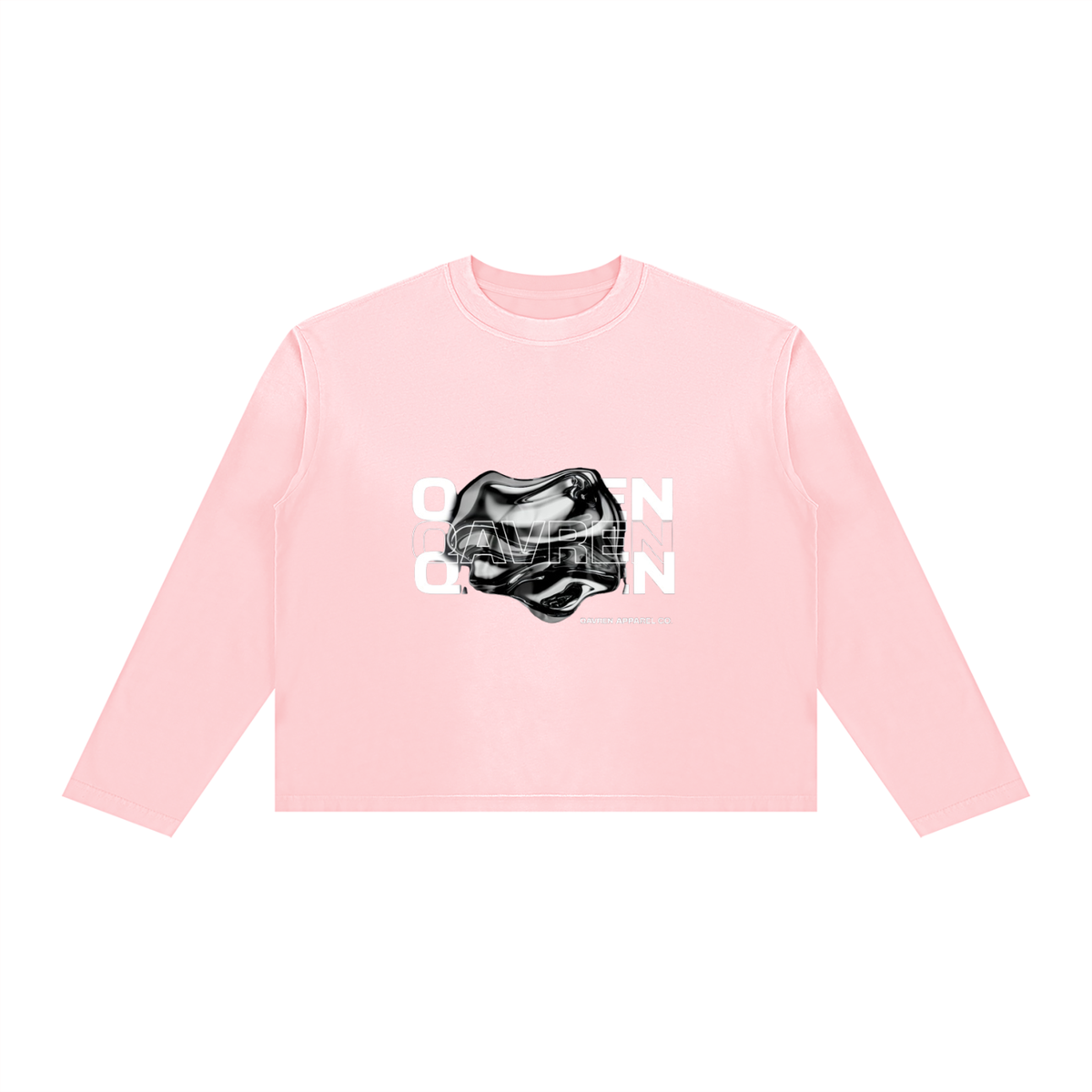QAVREN Boxy Long Sleeve Tee