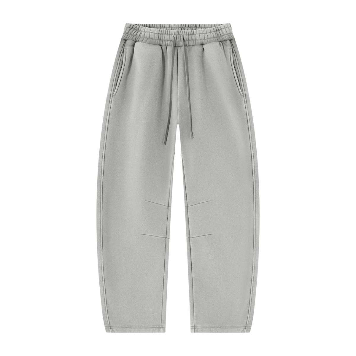 QAVREN unisex plain vintage wash sweats