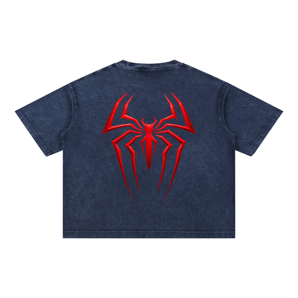 QAVREN x Spider-Man Mineral Wash Boxy Tee