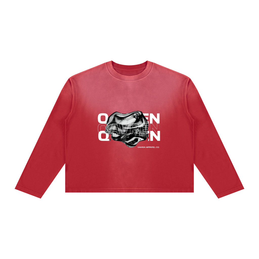 QAVREN Boxy Long Sleeve Tee
