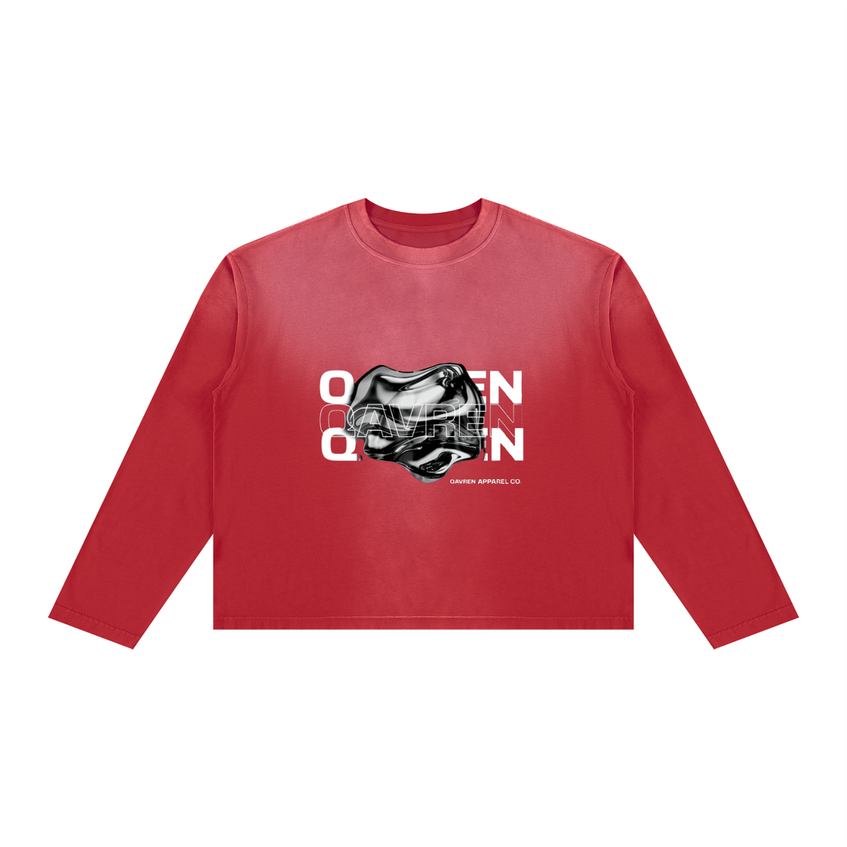QAVREN Boxy Long Sleeve Tee