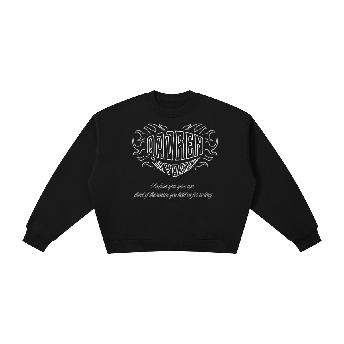 QAVREN boxy Sweatshirt