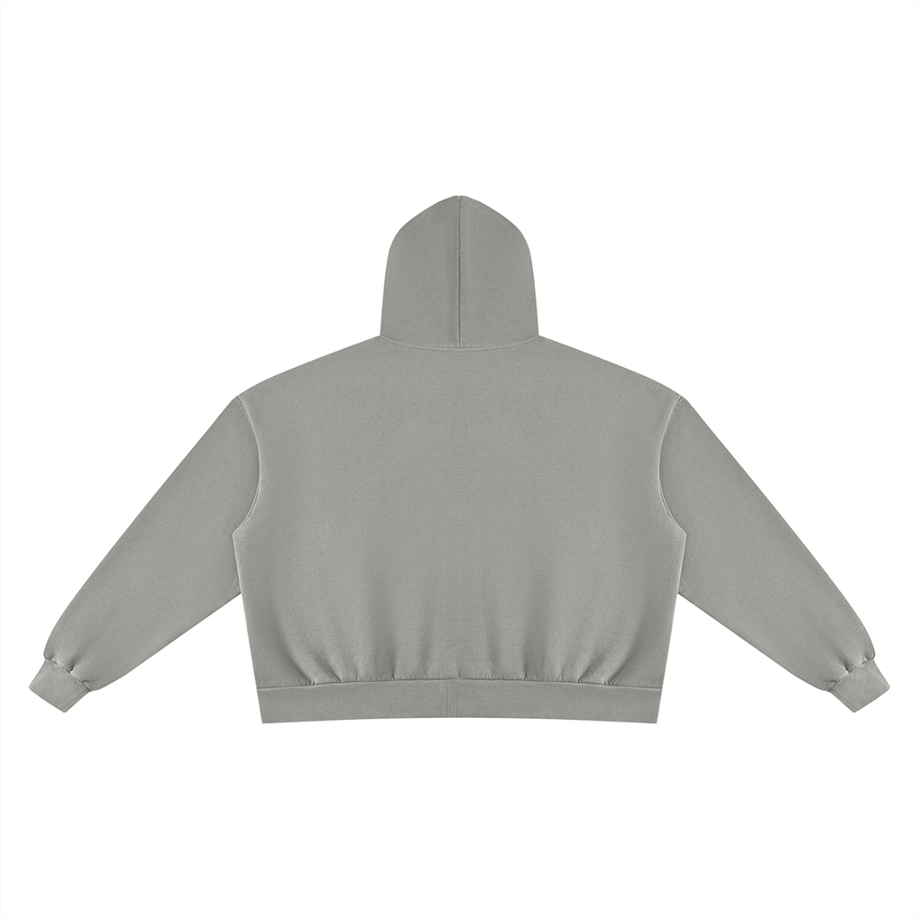 QAVREN zip up hoodie