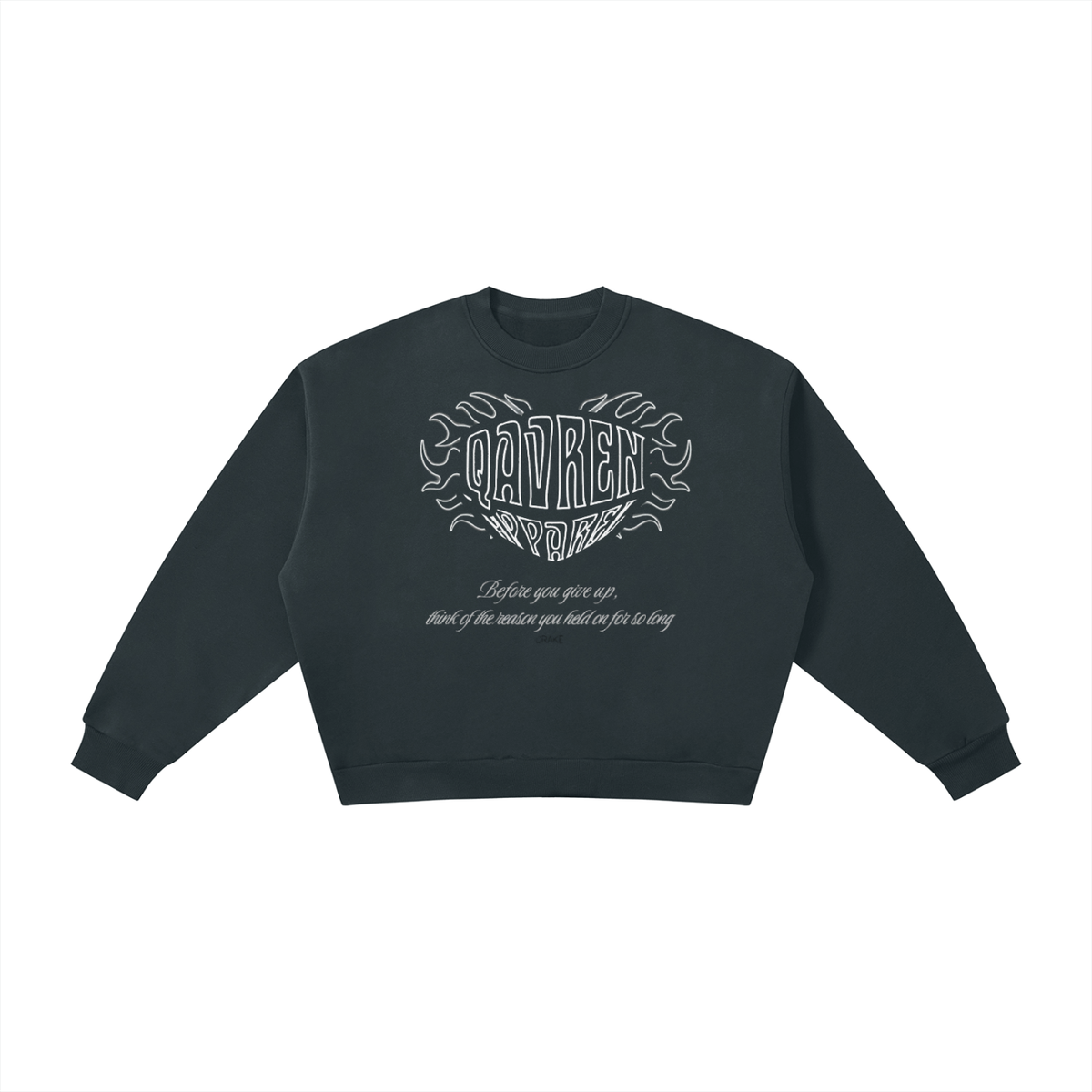 QAVREN boxy Sweatshirt