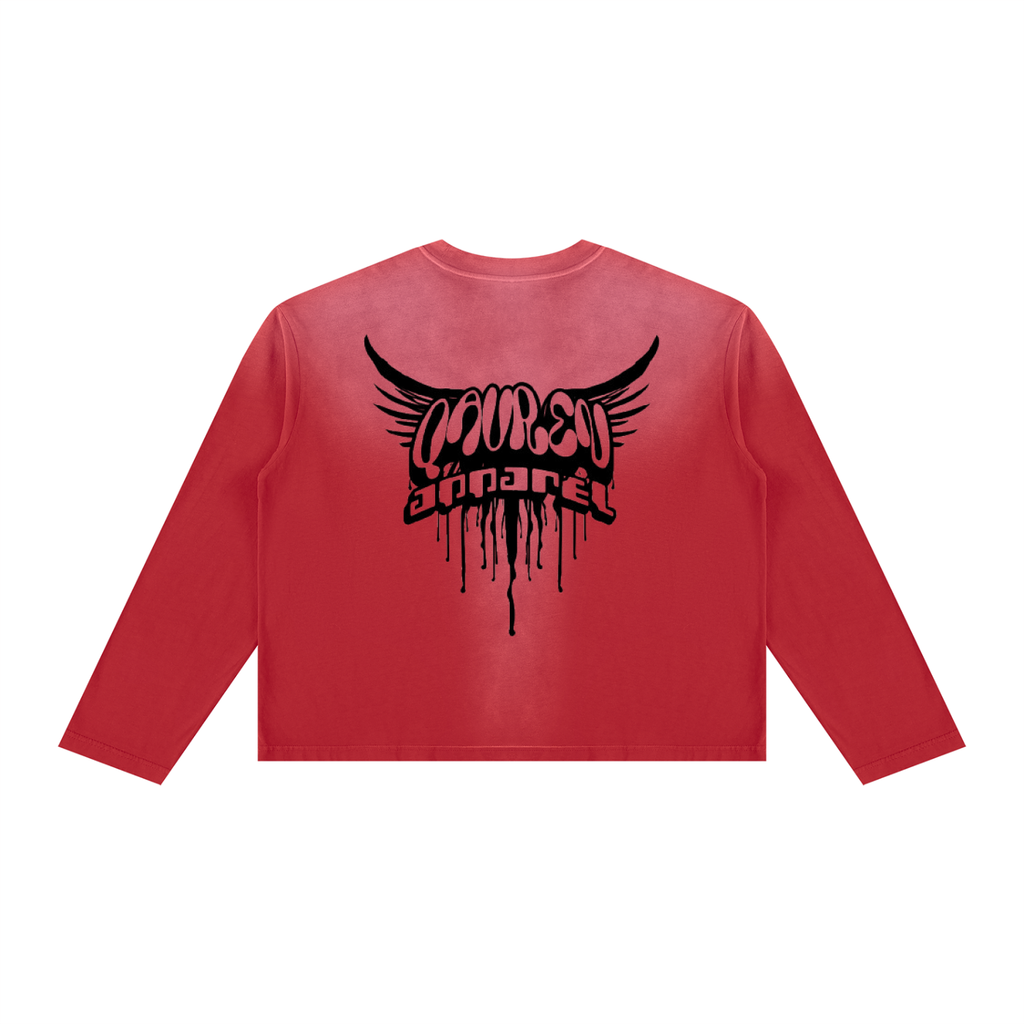 QAVREN Boxy Long Sleeve Tee