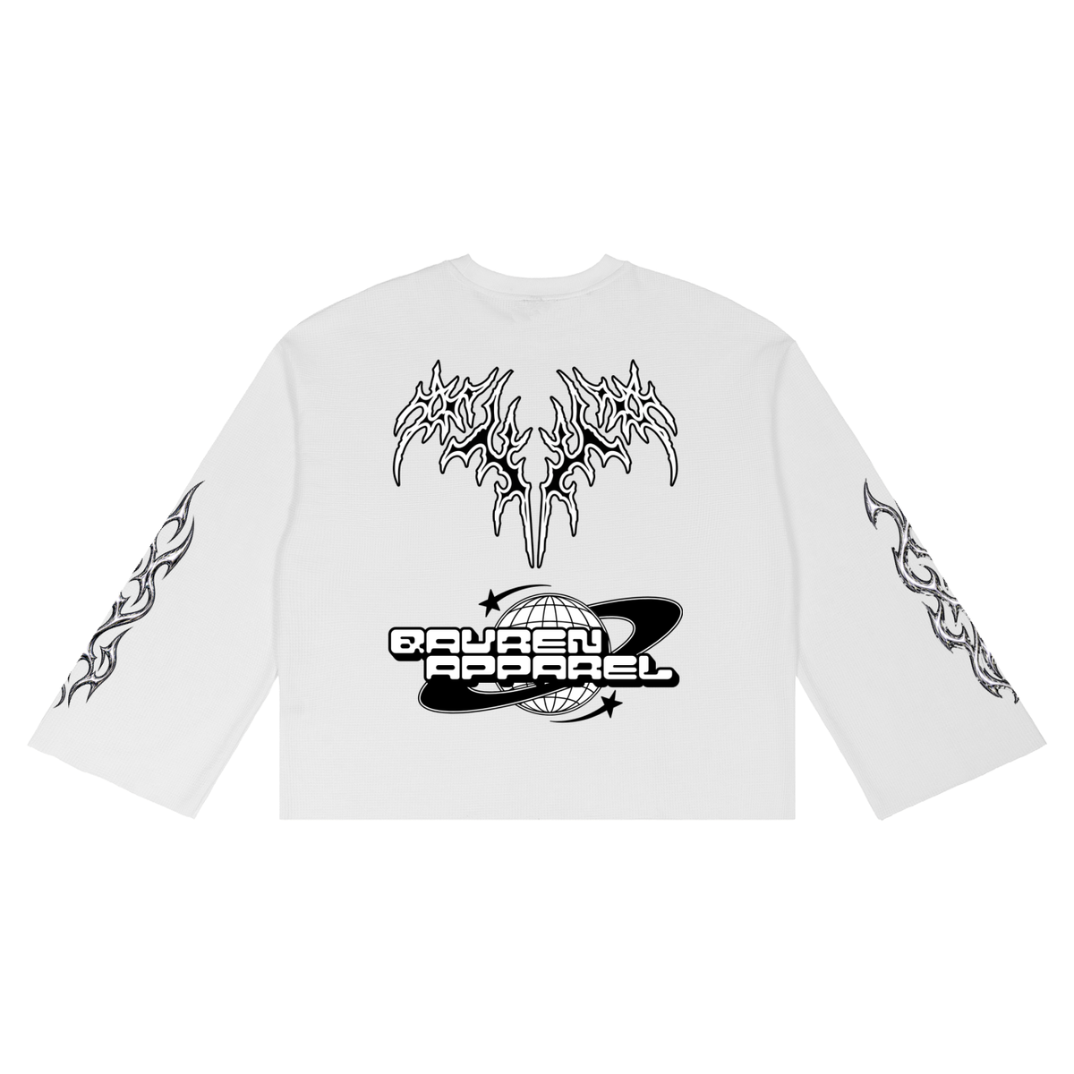 QAVREN waffle longsleeve tee