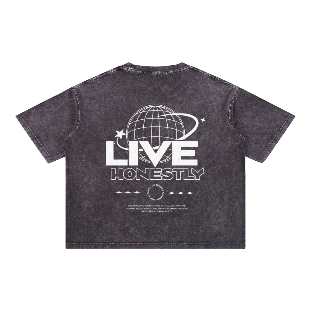 QAVREN Boxy Cotton T-Shirt