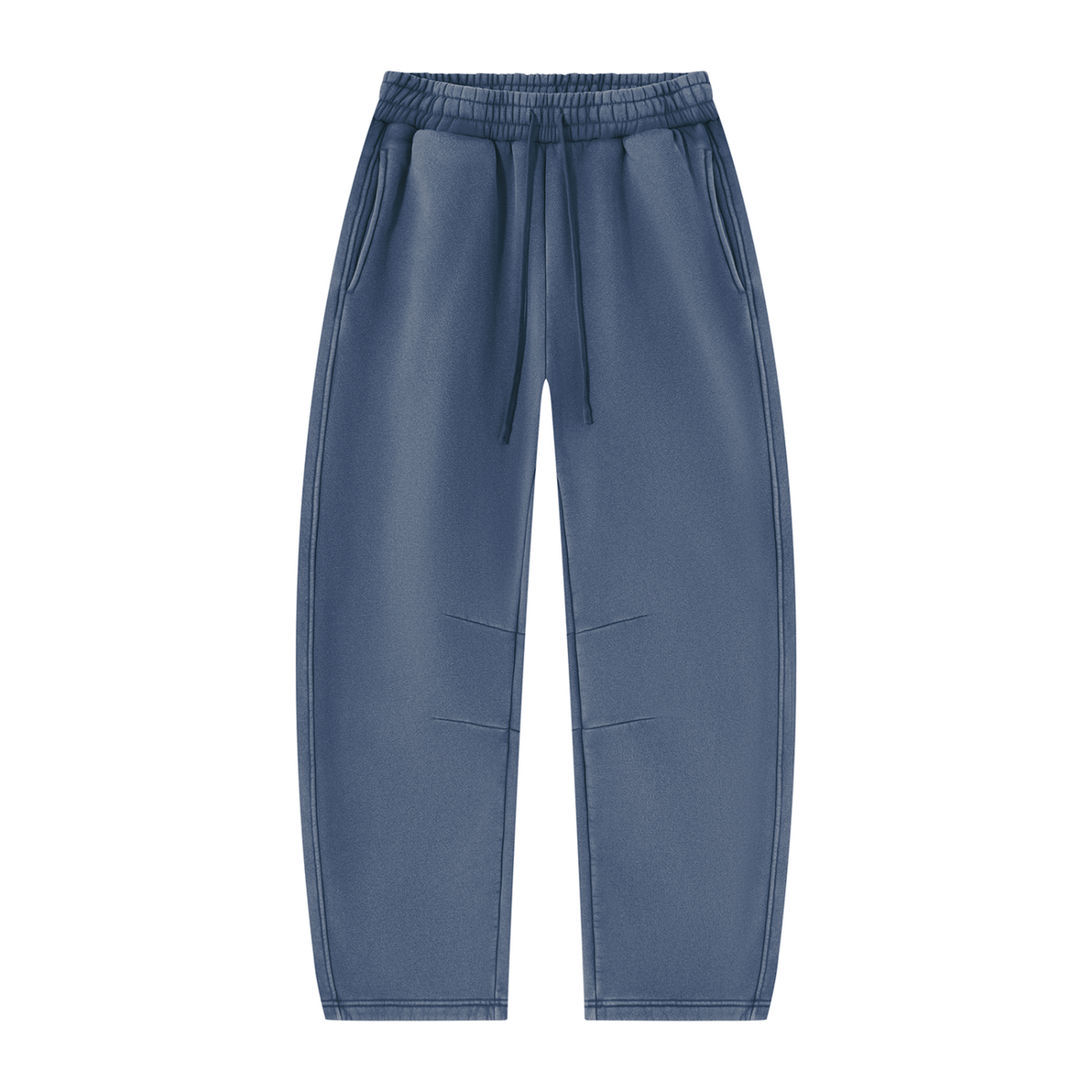QAVREN unisex plain vintage wash sweats