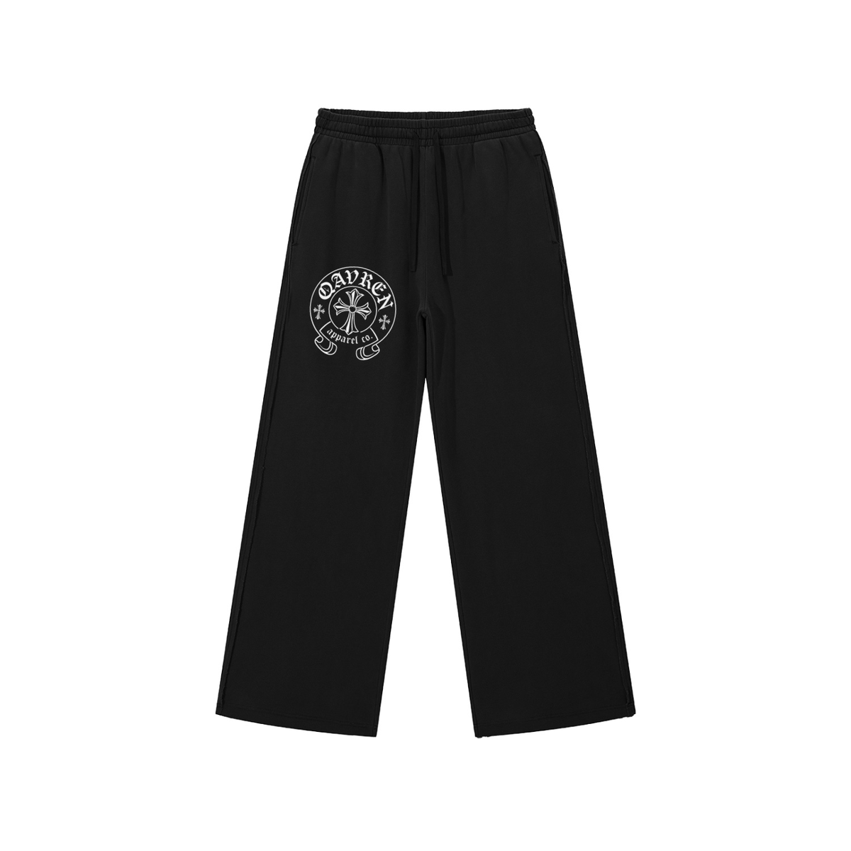 QAVREN Raw Edge Sweats