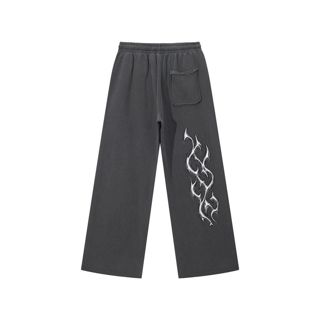 QAVREN Raw Edge Sweats