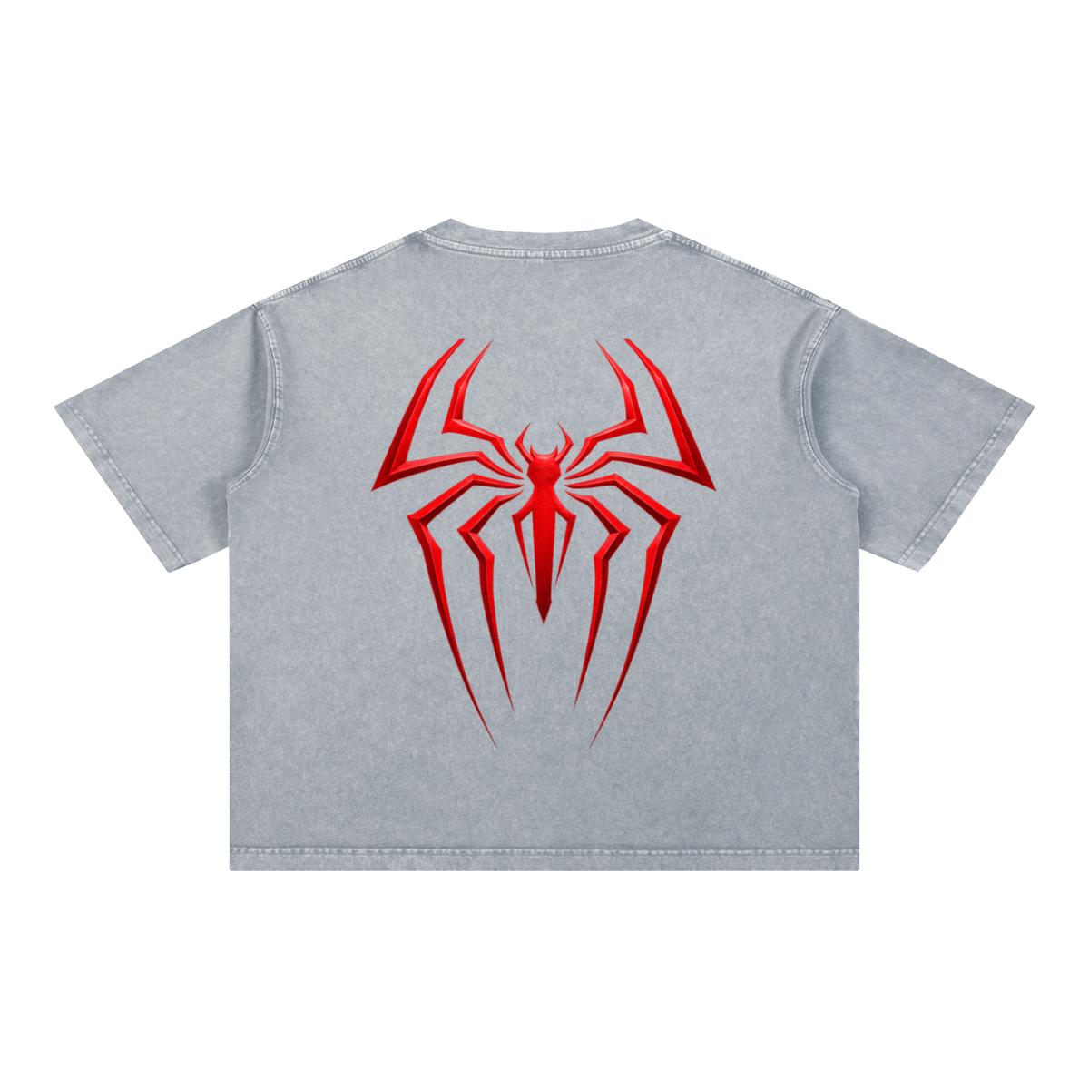 QAVREN x Spider-Man Mineral Wash Boxy Tee