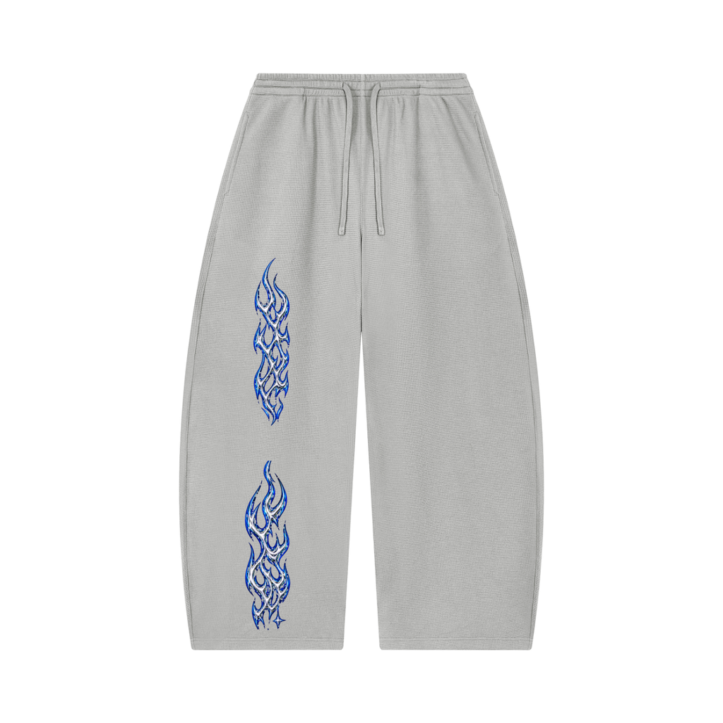 QAVREN Waffle Barrel sweats
