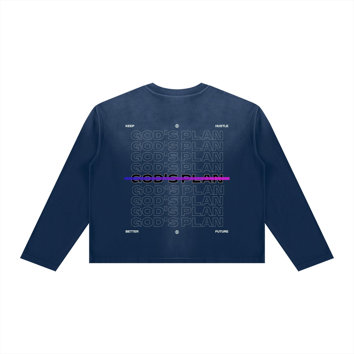 GOD’s PLAN Boxy Long Sleeve Tee