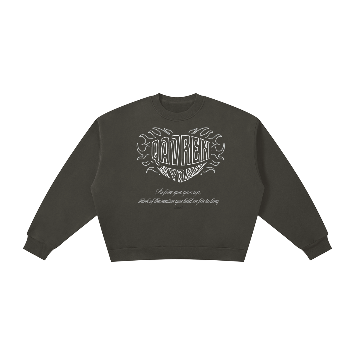 QAVREN boxy Sweatshirt
