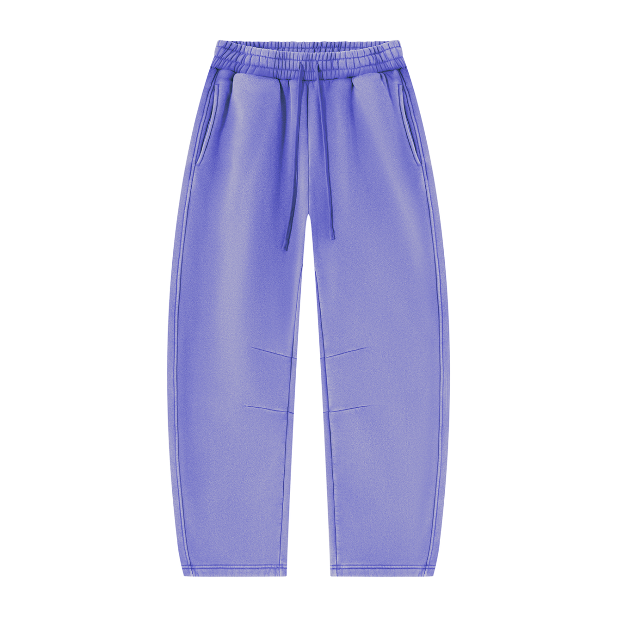 QAVREN unisex plain vintage wash sweats