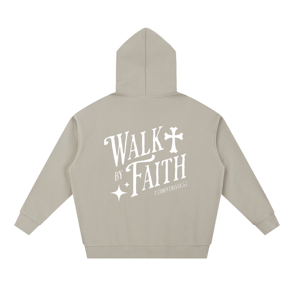 Walk by Faith Heavyweight Hoodie