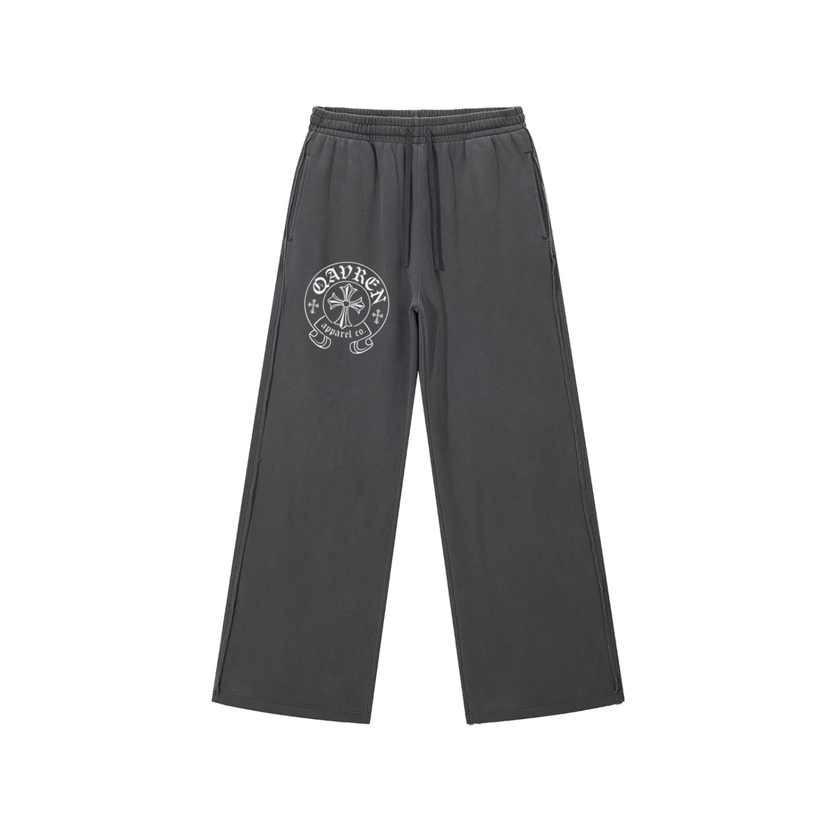 QAVREN Raw Edge Sweats