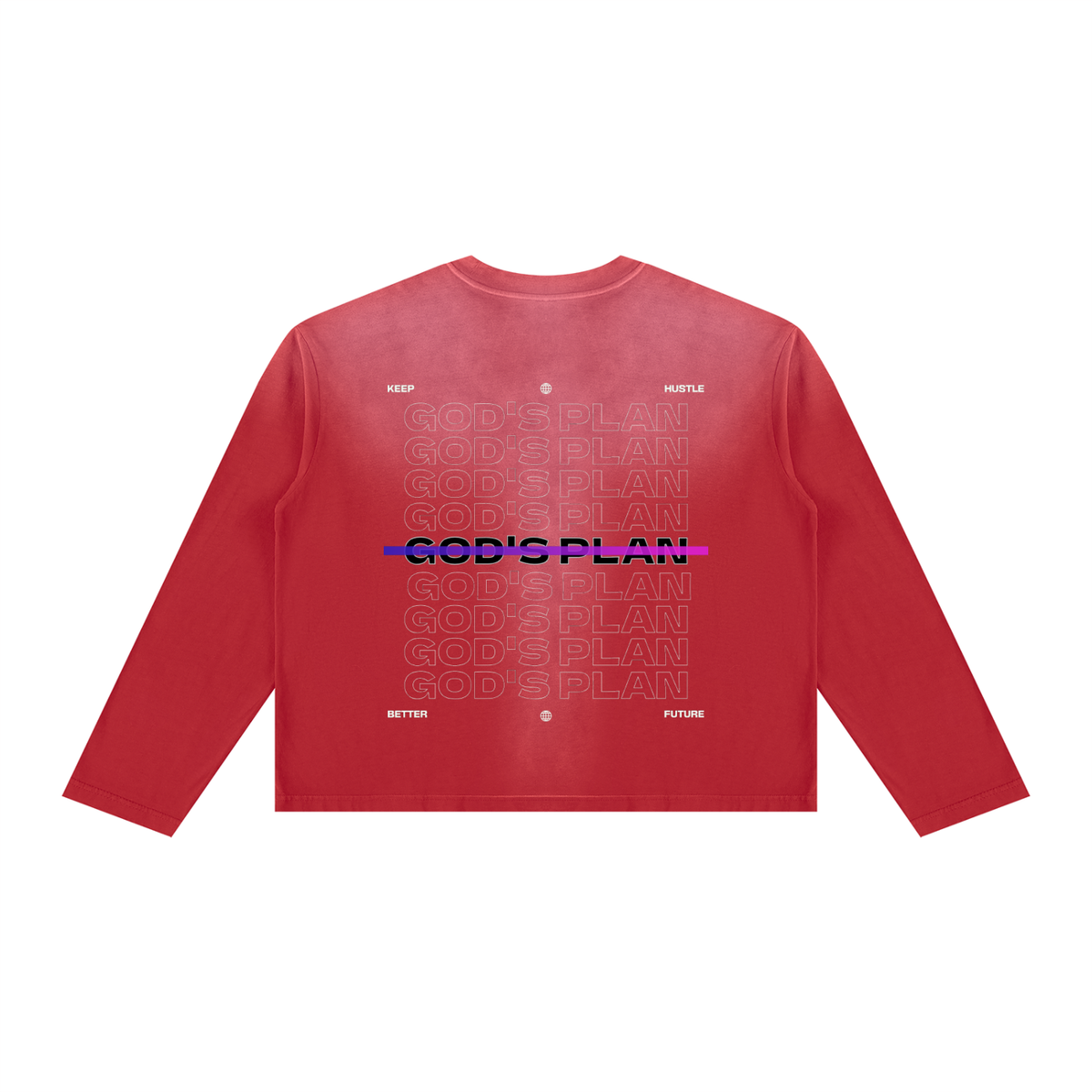 GOD’s PLAN Boxy Long Sleeve Tee