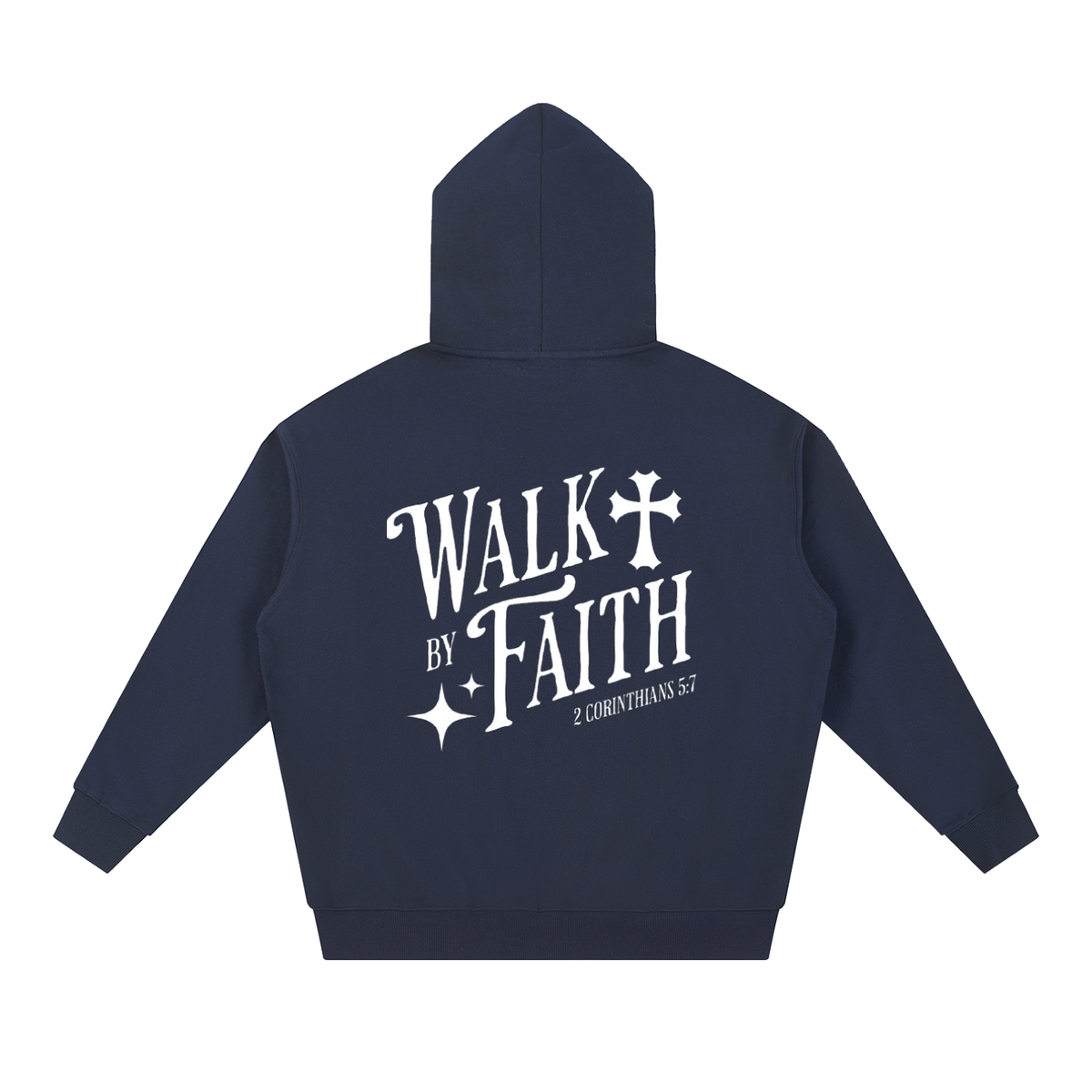 Walk by Faith Heavyweight Hoodie