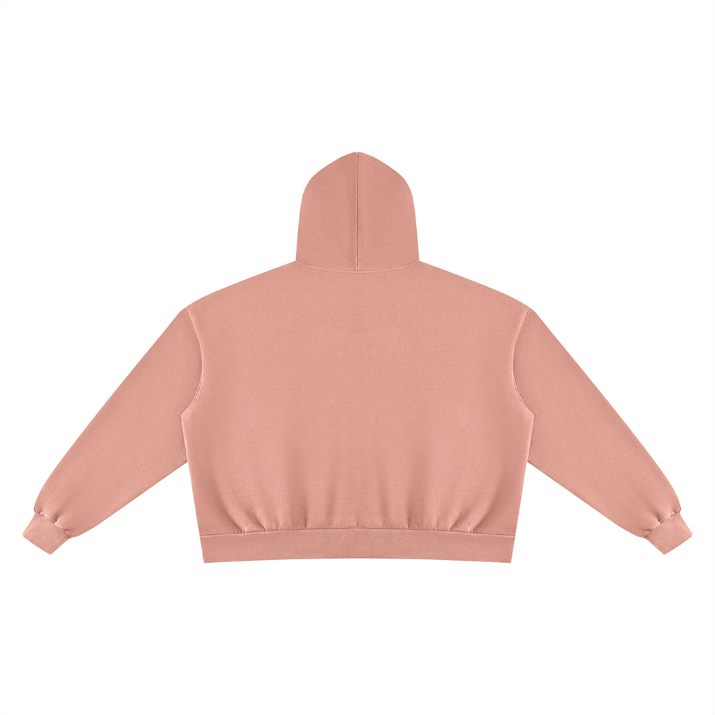 QAVREN zip up hoodie