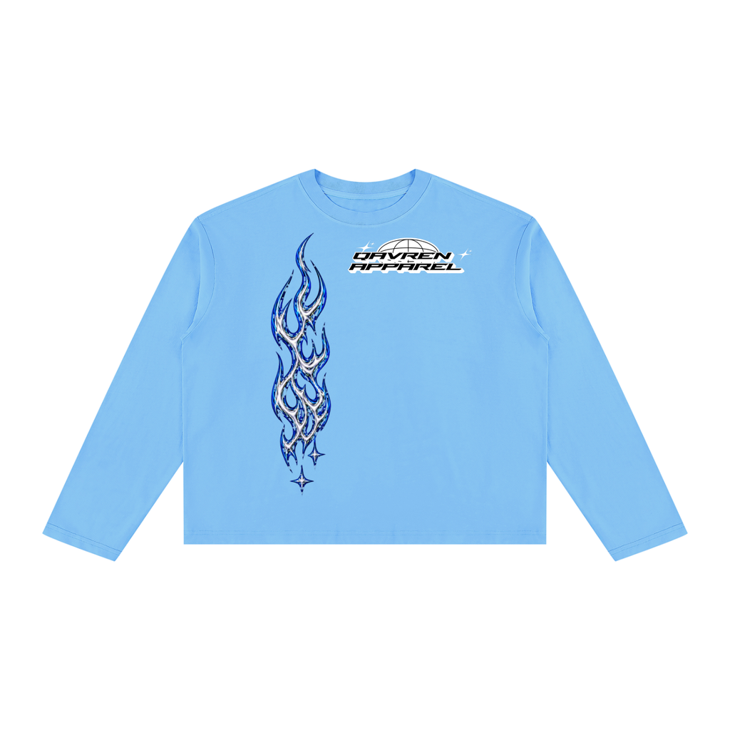 QAVREN Long Sleeve Boxy Tee