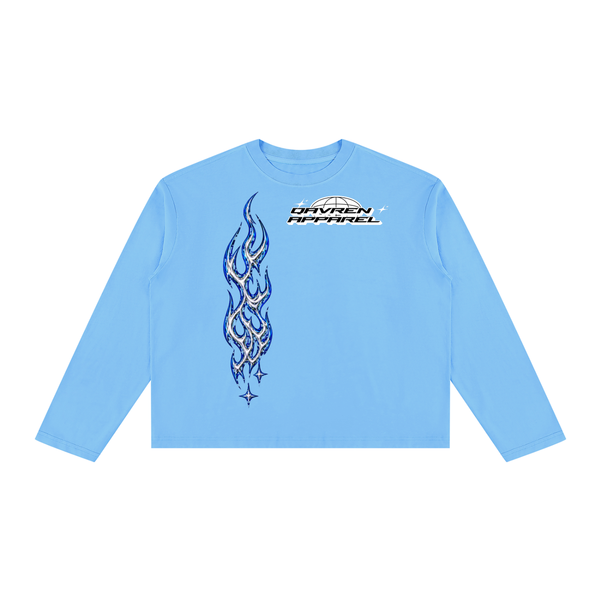 QAVREN Long Sleeve Boxy Tee