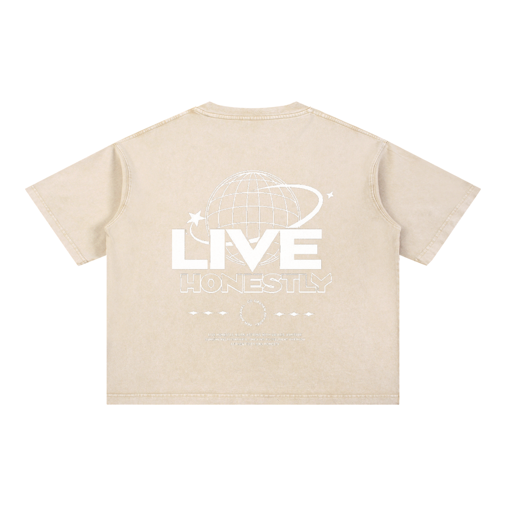 QAVREN Boxy Cotton T-Shirt
