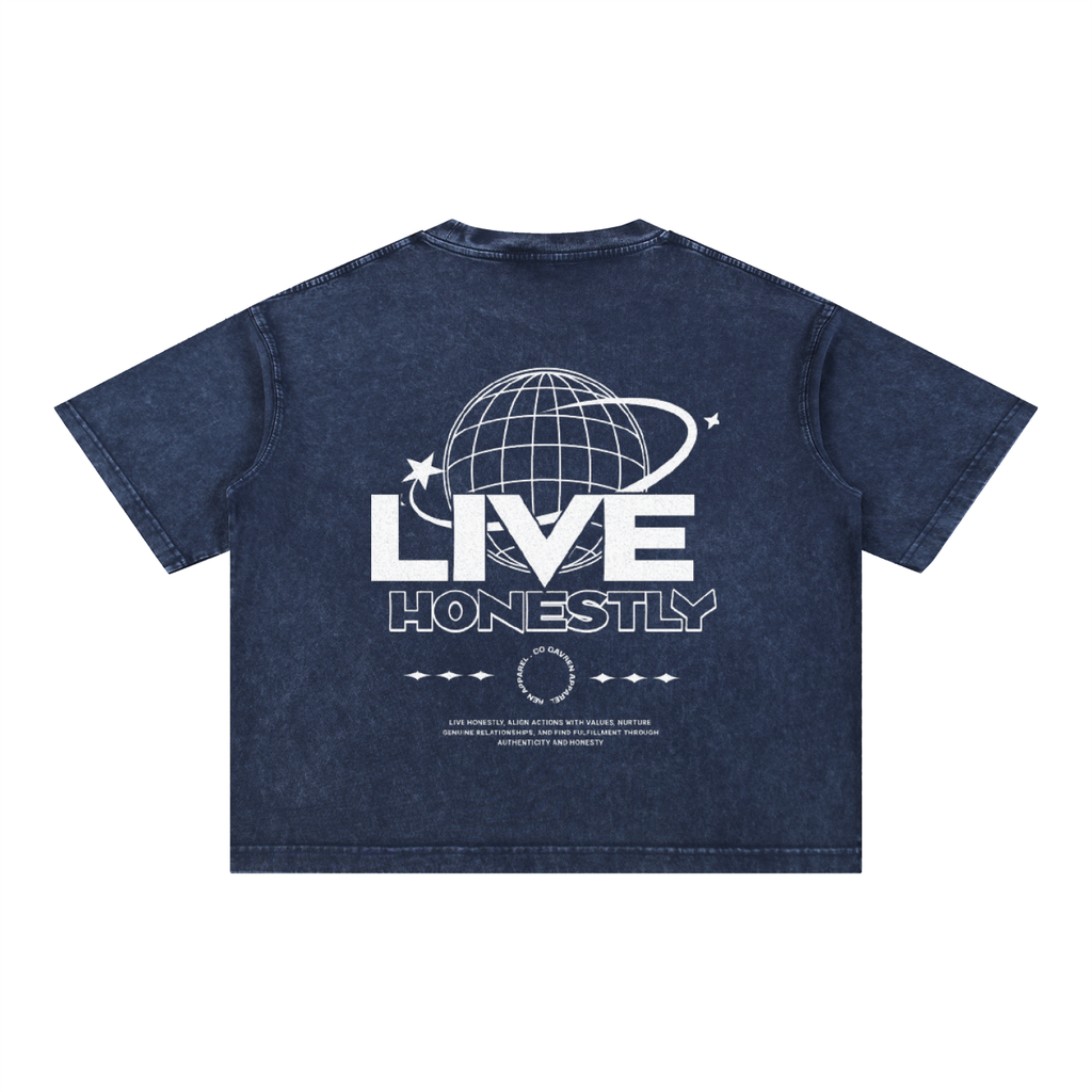 QAVREN Boxy Cotton T-Shirt